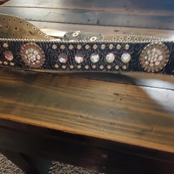Western Blingy Belt - Picture 2 of 2